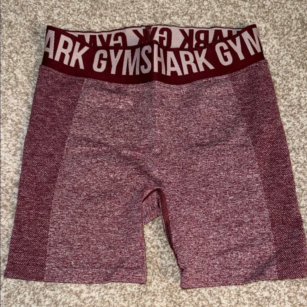 Gymshark Women's Burgundy Athletic Shorts